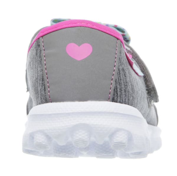 SKECHERS Girls' GoWalk  Bitty Bow Shoes, Gray