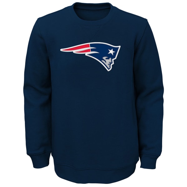 NEW ENGLAND PATRIOTS Boys' Prime Fleece Crew Pullover