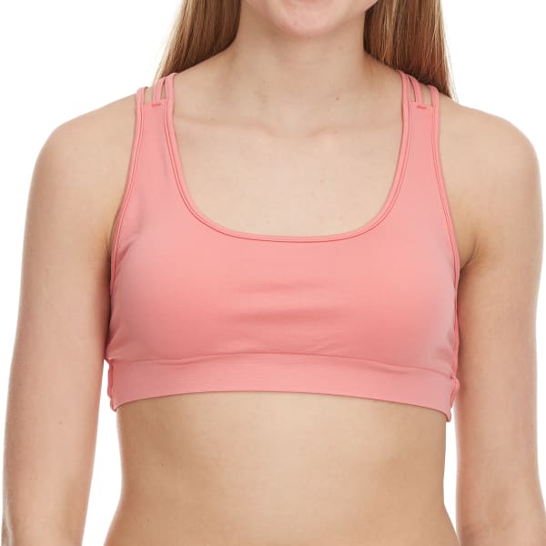 ZENANA Juniors' Strappy Ring Back Sports Bra