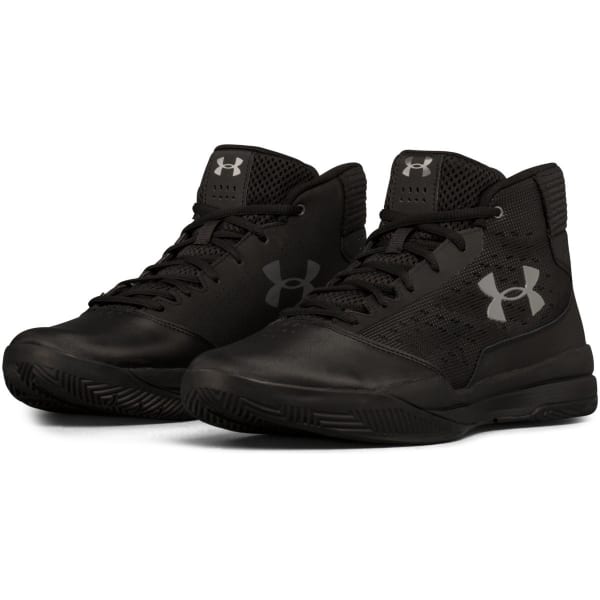 UNDER ARMOUR Men's UA Jet 2017 Basketball Shoes, Black/Graphite