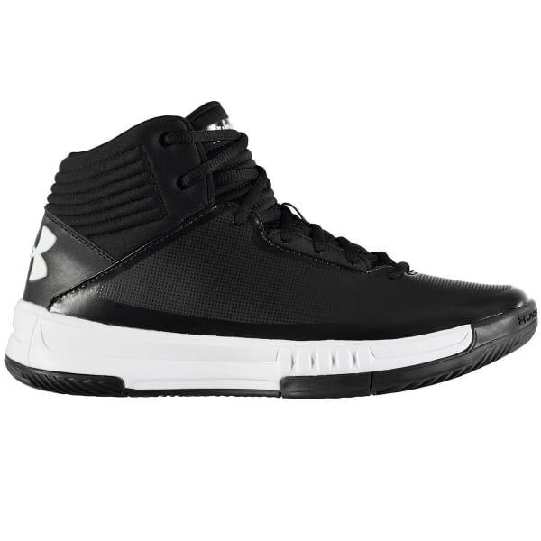 UNDER ARMOUR Men's Lockdown 2 Basketball Shoes, Black/White