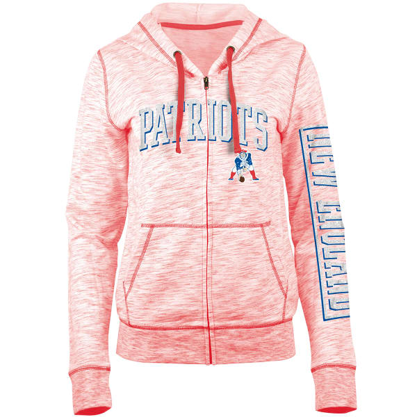 NEW ENGLAND PATRIOTS Women's Space-Dye Full-Zip Fleece Hoodie