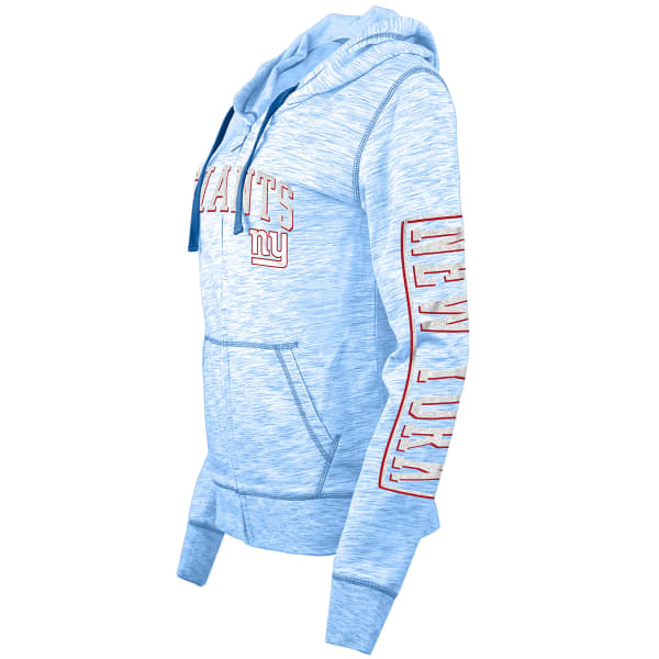 NEW YORK GIANTS Women's Space-Dye Full-Zip Fleece Hoodie