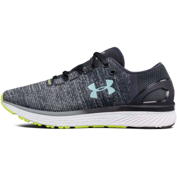 UNDER ARMOUR Women's UA Charged Bandit 3 XCB Running Shoes, Steel/Stealth/Blue