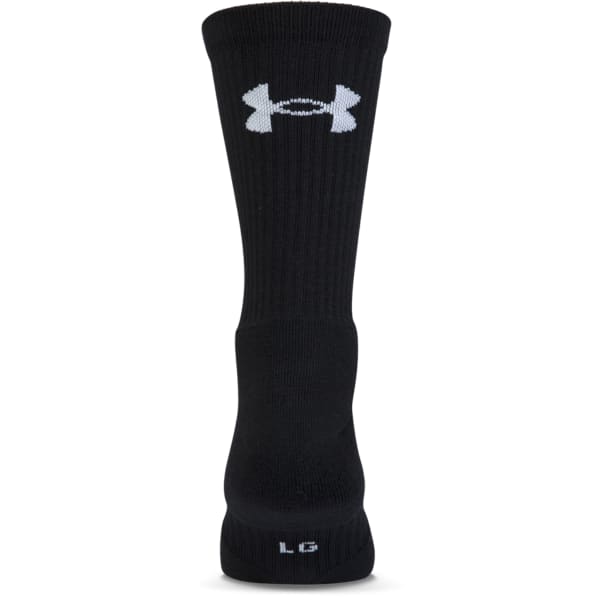 UNDER ARMOUR Men's UA Phenom Twisted Crew Socks, 3-Pack