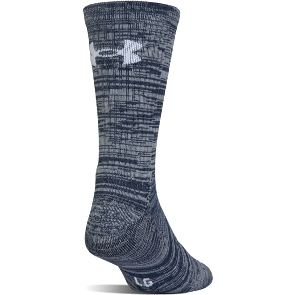 UNDER ARMOUR Men's UA Phenom Twisted Crew Socks, 3-Pack