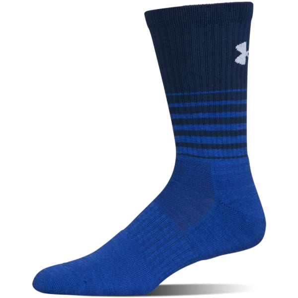 UNDER ARMOUR Men's UA Phenom Twisted Crew Socks, 3-Pack