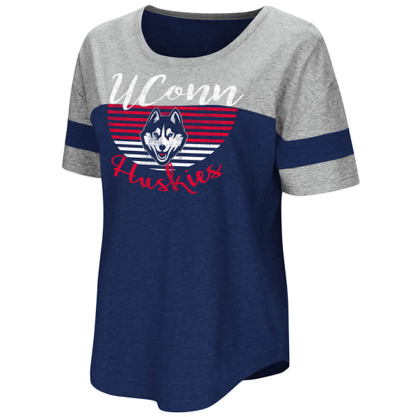 UCONN Women's Goofy Foot Color-Blocked Short-Sleeve Tee