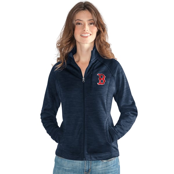 BOSTON RED SOX Women's Hand Off Space-Dye Microfleece Full-Zip Jacket