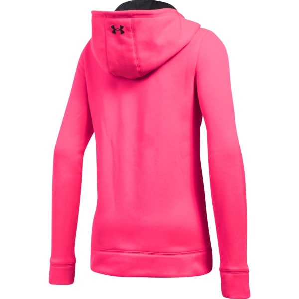 UNDER ARMOUR Girls' Armour Fleece Wordmark Hoodie