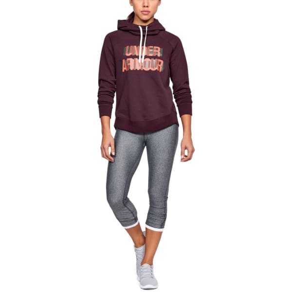 UNDER ARMOUR Women's UA Fashion Favorite Word Graphic Pullover Hoodie