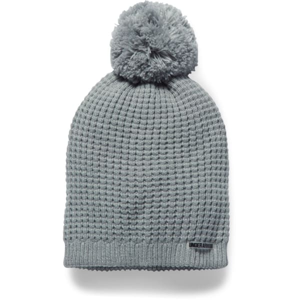 UNDER ARMOUR Women's UA Favorite Waffle Pom Beanie