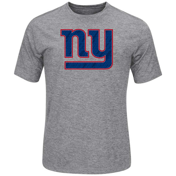 NEW YORK GIANTS Men's Logo Tech Poly Short-Sleeve Tee