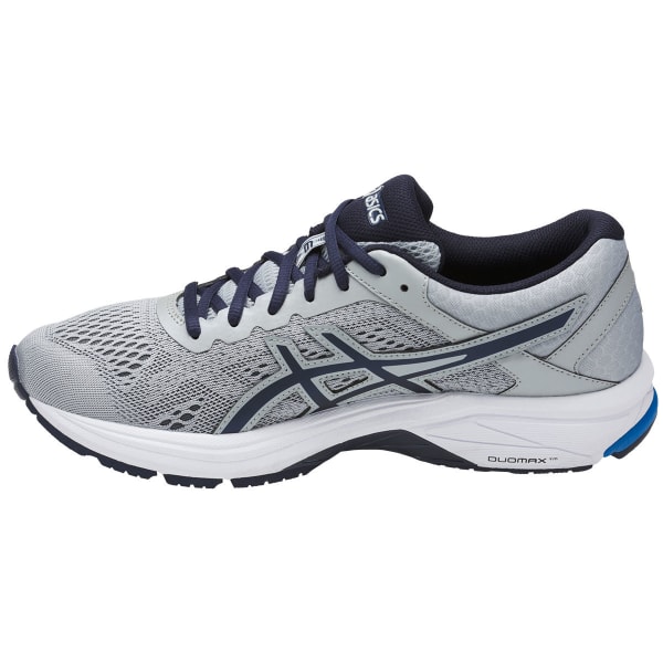 ASICS Men's GT-1000 6 Running Shoes, Grey/Silver/Royal