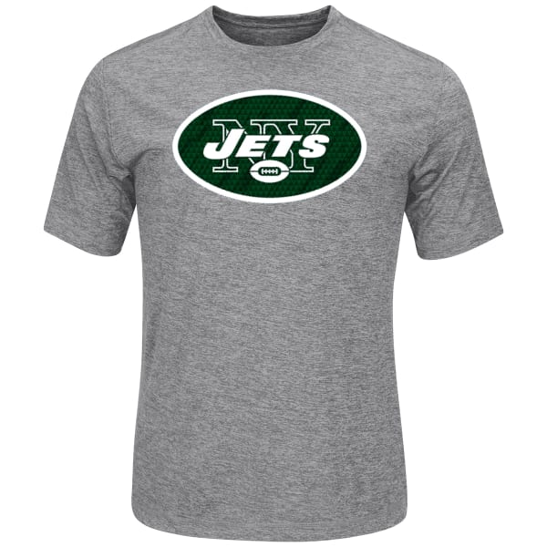 NEW YORK JETS Men's Logo Tech Poly Short-Sleeve Tee