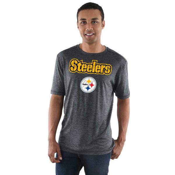 PITTSBURGH STEELERS Men's Pro Grade Poly Short-Sleeve Tee