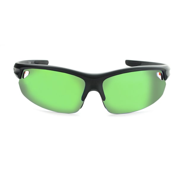 OPTIC NERVE Desoto Flip Off Sunglasses, Matte Black