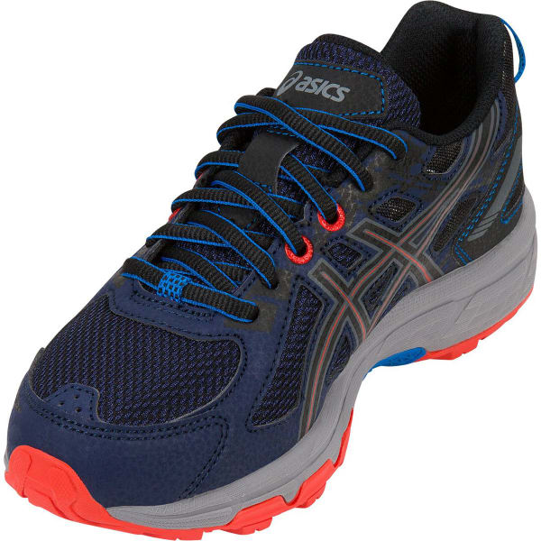 ASICS Boys' GEL-Venture 6 GS Running Shoes, Indigo Blue/Black/Electric Blue