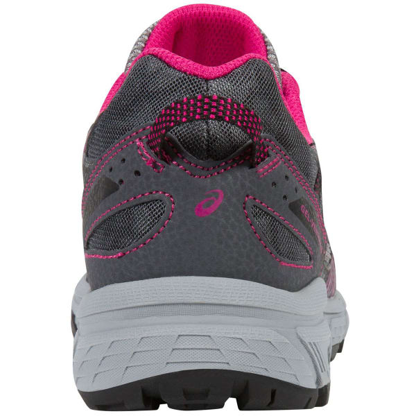 ASICS Girls' GEL-Venture 6 GS Running Shoes, Carbon/Black/Sport Pink