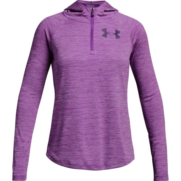 UNDER ARMOUR Girls' UA Tech Novelty 1/4 Zip Hoodie