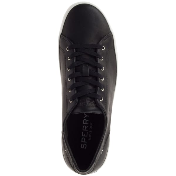 SPERRY Men's Wahoo LTT Sneakers, Black Leather