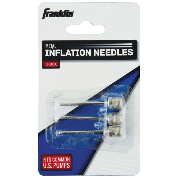 FRANKLIN Metal Inflation Needles, 3-Pack