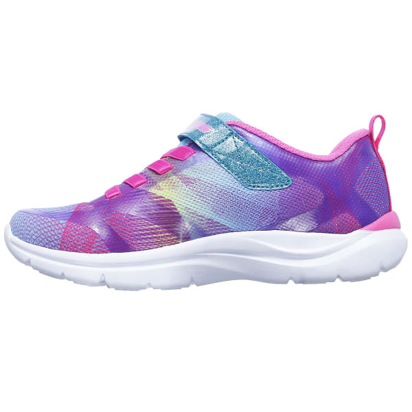 SKECHERS Girls' Trainer Lite - Dash N Dazzle Sneakers, Multi