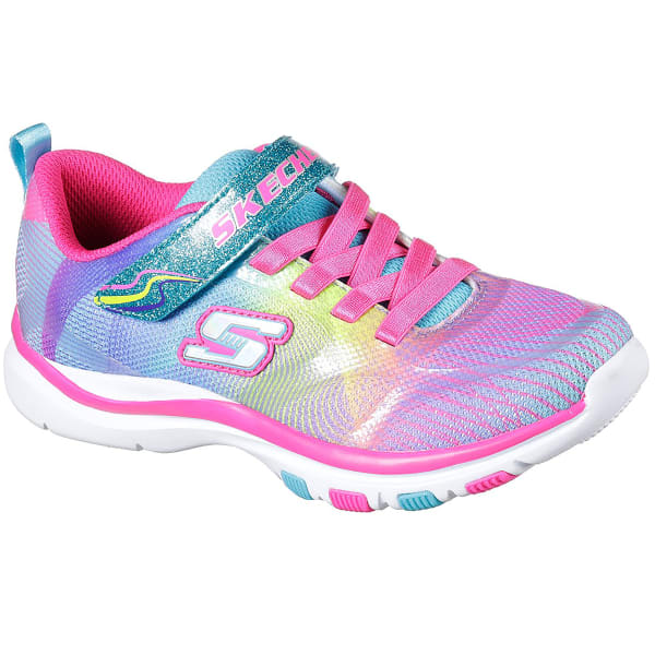 SKECHERS Girls' Trainer Lite - Dash N Dazzle Sneakers, Multi