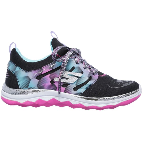 SKECHERS Girls' Grade School Diamond Runner Sneakers