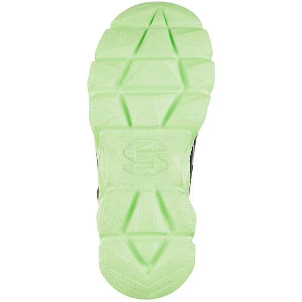 SKECHERS Boys' Advance II Sneakers, Charcoal/Lime