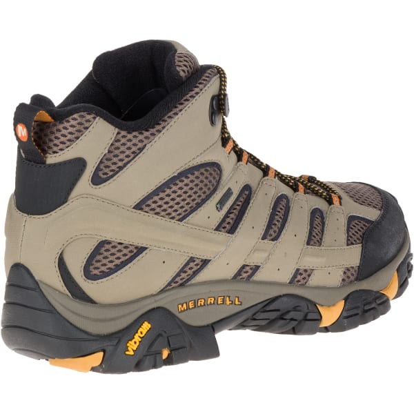 MERRELL Men's Moab 2 Mid Gore-Tex Hiking Boots, Walnut