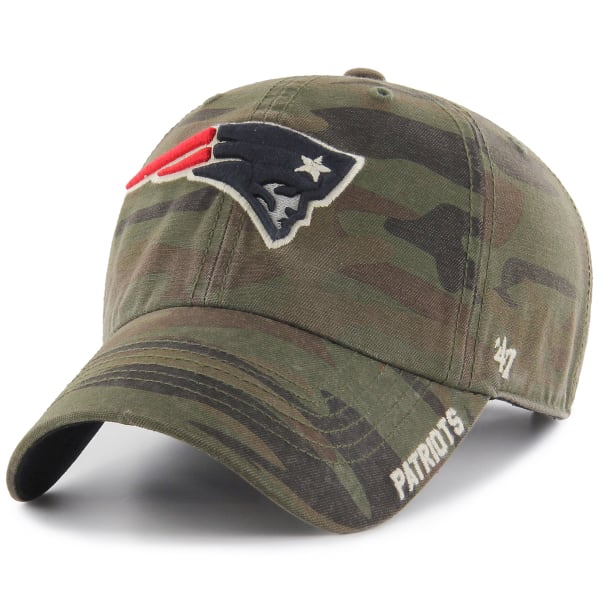 NEW ENGLAND PATRIOTS Men's Outrigger '47 Clean Up Camo Adjustable Cap