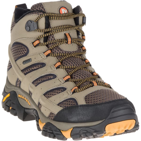 MERRELL Men's Moab 2 Mid Gore-Tex Hiking Boots, Wide