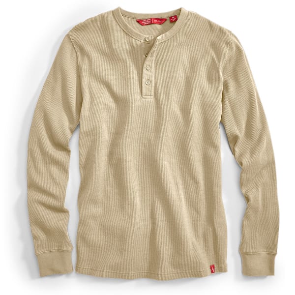 EMS Men's Rowan Waffle Henley Long-Sleeve Shirt