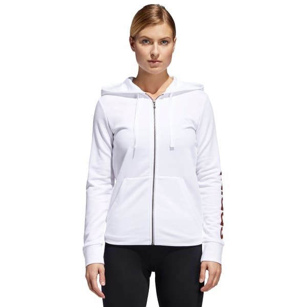 ADIDAS Women's Essentials Linear Full-Zip Hoodie