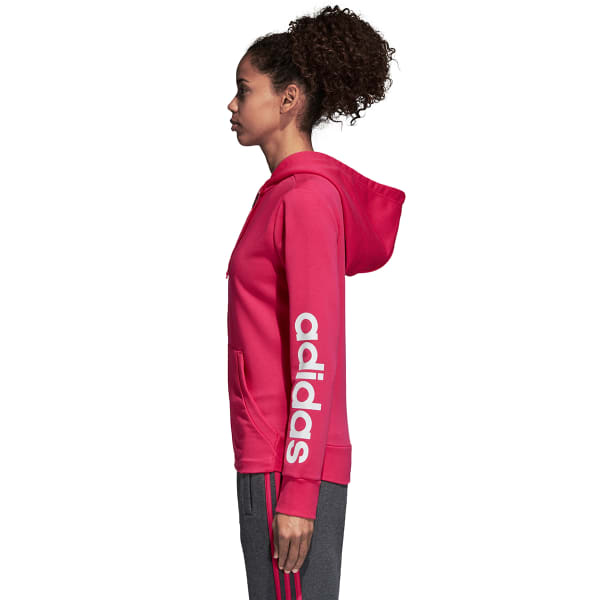 ADIDAS Women's Essentials Linear Full-Zip Hoodie