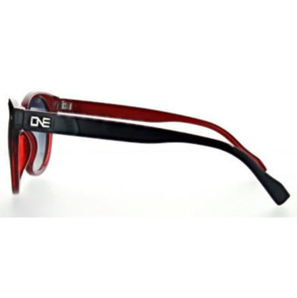 ONE BY OPTIC NERVE Women's Hotplate Polarized Sunglasses, Black/Red