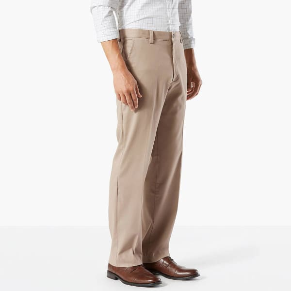 DOCKERS Men's Easy Khaki Classic Fit Stretch Flat-Front Pants