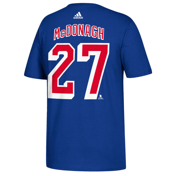 ADIDAS Men's New York Rangers McDonagh Name and Number Short-Sleeve Tee