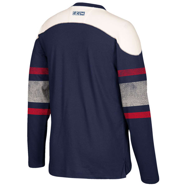 NEW YORK RANGERS Men's CCM Applique Crew Long-Sleeve Shirt