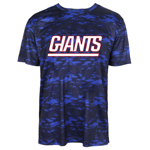 NEW YORK GIANTS Men's Tone on Tone Post Poly Short-Sleeve Tee