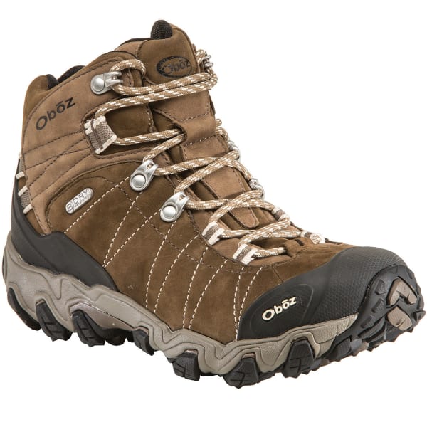 OBOZ Women's Bridger Mid B-Dry Waterproof Hiking Boots, Wide