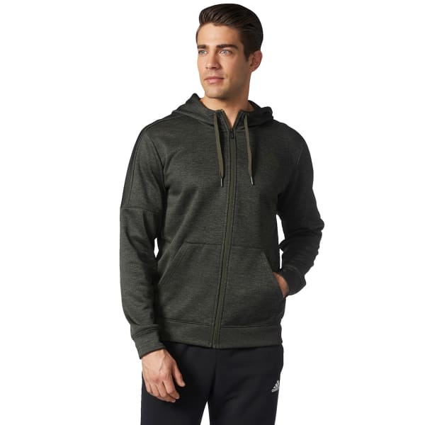 ADIDAS Men's Team Issue Fleece Full Zip Hoodie