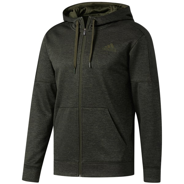 ADIDAS Men's Team Issue Fleece Full Zip Hoodie