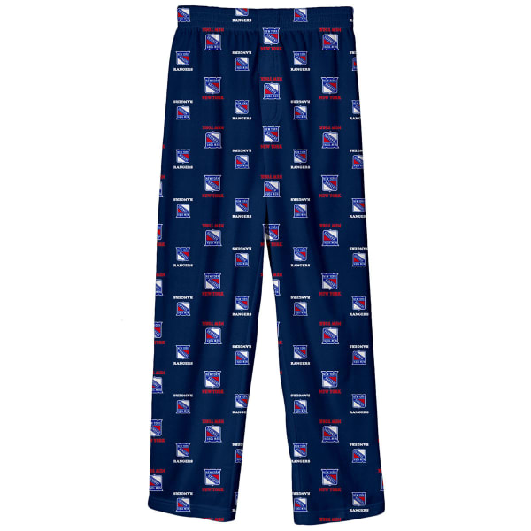 NEW YORK RANGERS Big Boys' Printed Logo Sleep Pants