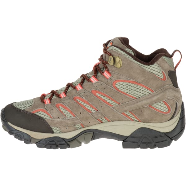 MERRELL Women's Moab 2 Mid Waterproof Hiking Boots, Bungee Cord