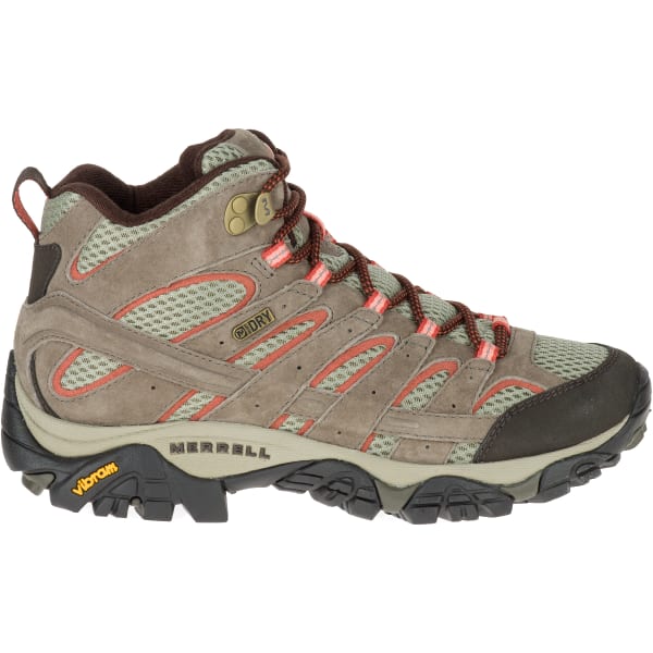 MERRELL Women's Moab 2 Mid Waterproof Hiking Boots, Bungee Cord