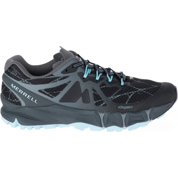 MERRELL Women's Agility Peak Flex Trail Running Shoes, Black