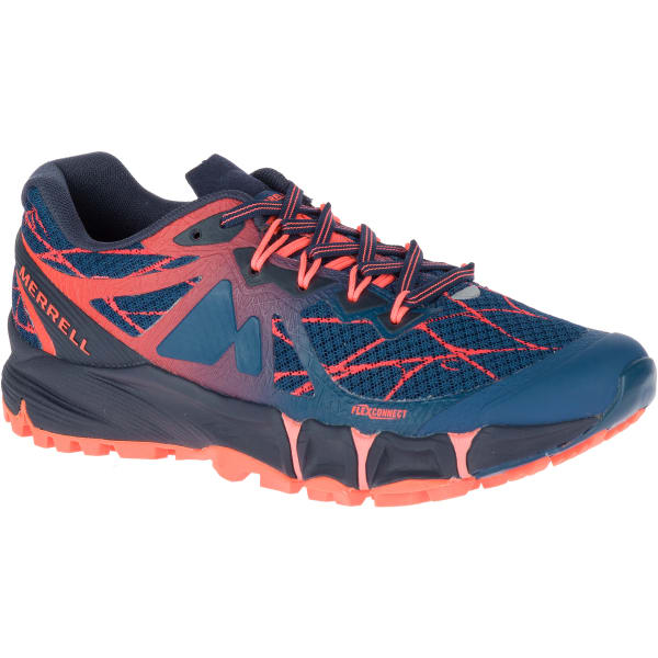 MERRELL Women's Agility Peak Flex Trail Running Shoes, Navy