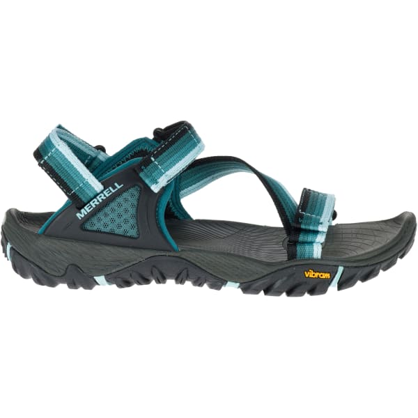 MERRELL Women's All Out Blaze Web Sandals, Sea Pine